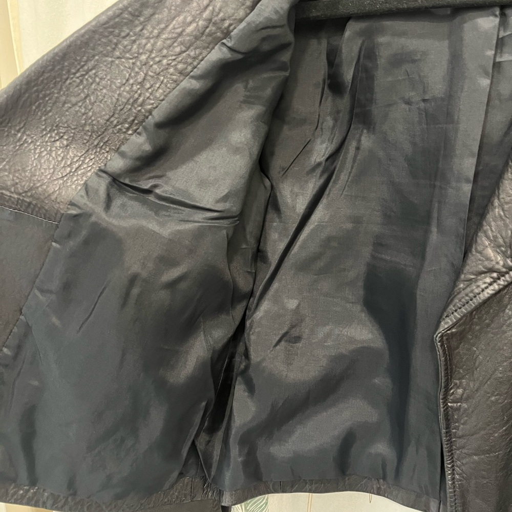 Madewell Black Leather Moto Jacket - Picture 5 of 11